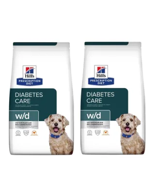 HILL'S Prescription Diet w/d Canine 8 (2x4 kg) pentru caini cu diabet