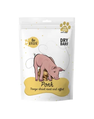 PAKA ZWIERZAKA PEPE Freeze-dried file de porc pentru caini si pisici XL 180g liofilizat