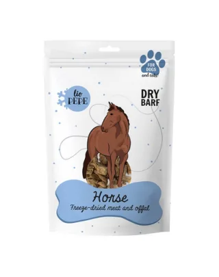 PAKA ZWIERZAKA PEPE Freeze-dried recompense caini si pisici XL 180g carne de cal liofilizata