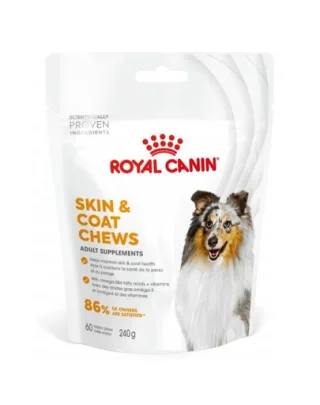 Supliment pentru caini ROYAL CANIN Skin Coat Adult Dog Supplements 240g sanatatea pielii si blanii cainilor adulti