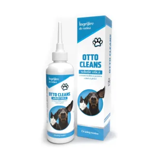 PASTEUR  Otto Cleans, XS-XL, soluție igiena urechilor câini și pisici, flacon cu aplicator, 100ml