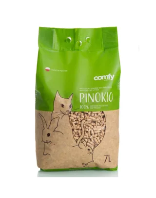 COMFY Pinokio Peleti din lemn pentru litiera pisicilor 7L