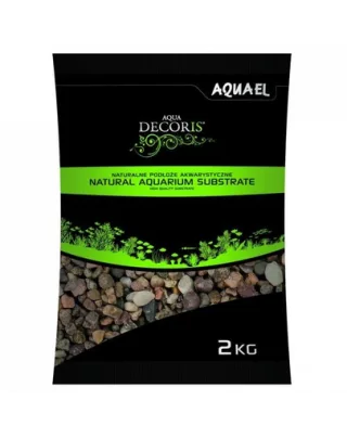 AQUAEL Pietriș natural multicolor 5-10 mm 2 kg