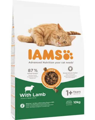 IAMS for Vitality Hrana uscata pentru pisici adulte, cu miel 10 kg