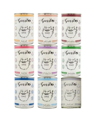 GUSSTO Cat mix hrana umeda pisici 8x400 g