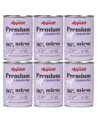 COMFY APPETIT PREMIUM cu miel set conserve pentru caini 6x400 g