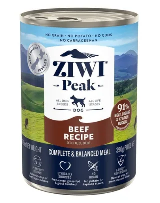 ZIWIPEAK Dog Beef Hrana umeda pentru caini, cu vita 390 g
