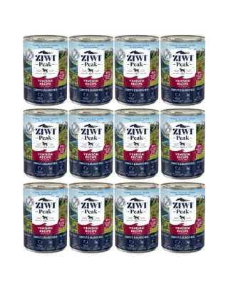 ZIWIPEAK Dog Venison hrana cu vanat, pentru caini 12 x 390 g