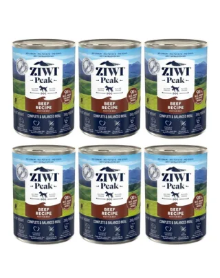 ZIWIPEAK Dog Beef cu vita, conserve caini 6x390 g