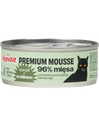 COMFY APPETIT PREMIUM Mousse Conserva pisica, cu iepure 85 g