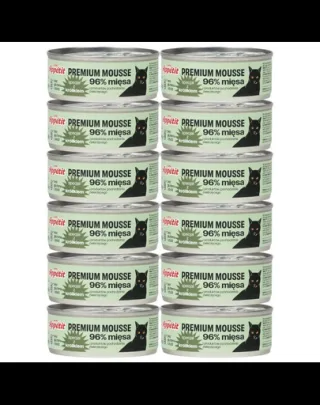 COMFY APPETIT PREMIUM Mousse set hrana pisici 12x85 g cu iepure
