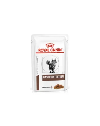 ROYAL CANIN Cat Gastro Intestinal 12 x 85 g hrana umeda dietetica pentru pisici cu afectiuni ale sistemului digestiv, cu diaree acuta si cronica