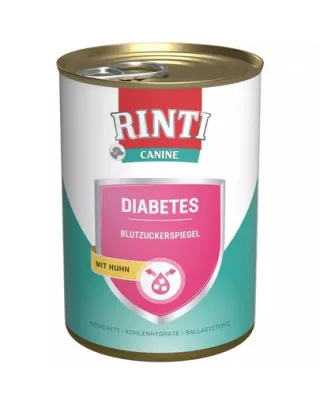 RINTI Canine Diabetes chicken 400 g hrana caini diabetici, cu pui