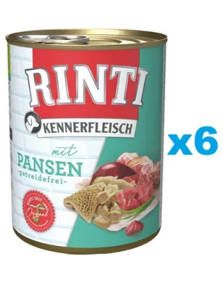RINTI Kennerfleisch Rumen cu rumen 6x400 g hrana caini