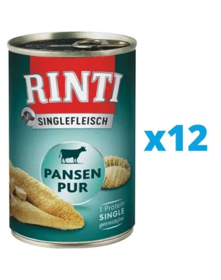 RINTI Singlefleisch Rumen Pure hrana monoproteica, cu rumen de vita 12 x 800 g