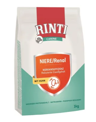 RINTI Canine Niere/Renal Chicken cu pui 1 kg hrana pentru caini
