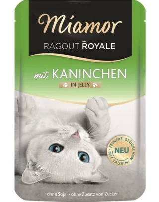 MIAMOR Ragout Royale in Jelly Rabbit iepure in aspic pentru pisica 100 g