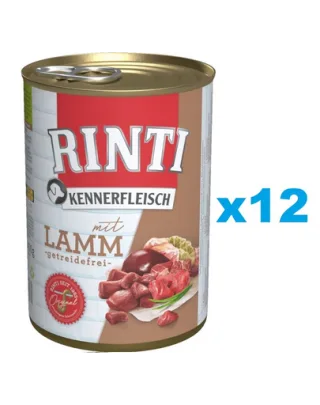 RINTI Kennerfleisch Lamb miel 12x400 g hrana caine