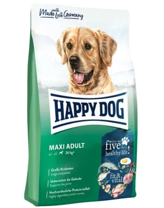 HAPPY DOG Supreme Fit&amp;Vital Maxi Adult hrana uscata caini adulti de talie mare 4 kg