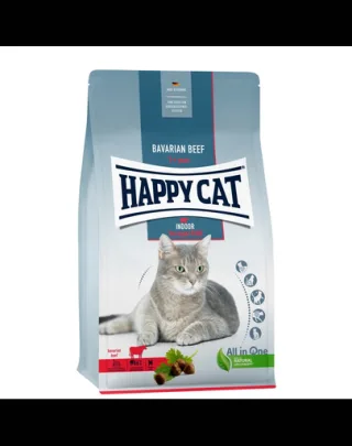 HAPPY CAT Indoor hrana uscata pisici adulte de interior, vita bavareza 4 kg
