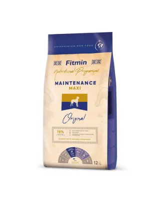 FITMIN dog maxi maintenance Sac hrana caini talie mare 12 kg