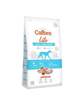 CALIBRA Dog Life Adult Large Breed Chicken hrana uscata superpremium pentru caini adulti de talie mare, cu pui 12 kg