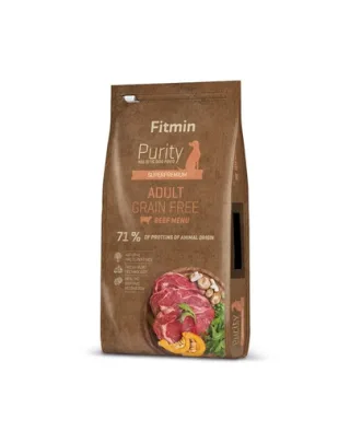 FITMIN Dog Purity Grain free Hrana uscata caini adulti, talie medie/mare/uriasa 12 kg