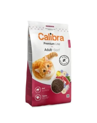 CALIBRA Cat Premium Adult Beef 10 kg hrană cu carne de vită pentru pisici