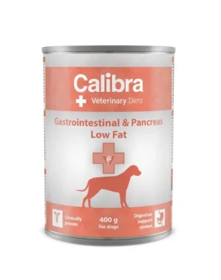 CALIBRA Veterinary Diet Dog Gastrointestinal Low Fat 400 g hrană dietetică pentru câini