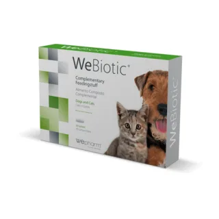Supliment digestiv pentru caini  pisici WeBiotic 30 tablete