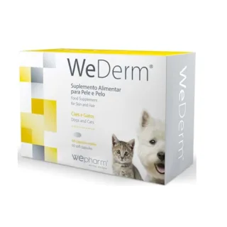 Supliment dermatologic pentru caini  pisici WeDerm 60 capsule
