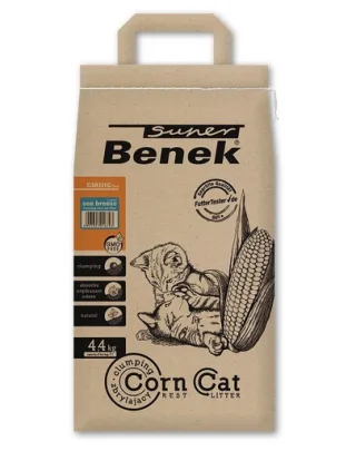 BENEK Super Corn Cat Asternut pentru litiera, miros marin 7 L