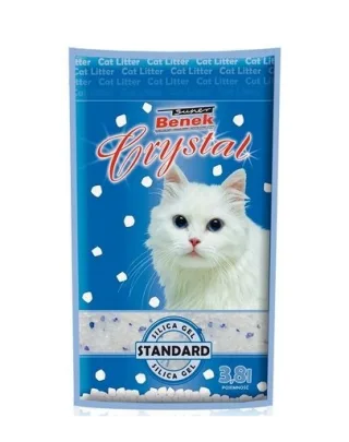 BENEK Super crystal Silicat pentru litiera 3.8l