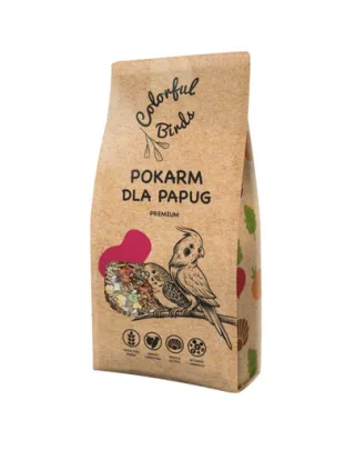 KUCHNIA SZEFA Colorful Birds Hrană pentru papagali 10 kg