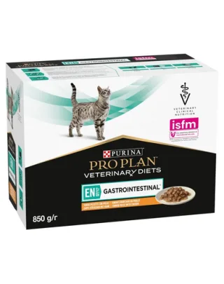 PURINA PRO PLAN Veterinary Diets Feline EN St/Ox Gastrointestinal cu pui 10x85 g