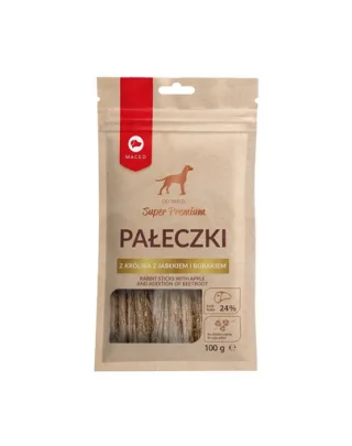 MACED recompense caini, cu iepure, mere si sfecla rosie 100g