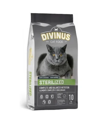 DIVINUS Cat Sterilized mancare pentru pisici sterilizate 10 kg
