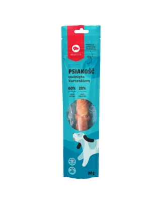 MACED Baton de rontait pentru caini, invelit in carne de pui 25 cm