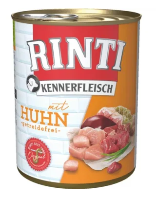 RINTI Kennerfleisch Chicken hrana umeda pentru caini, cu pui 800 gr