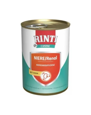 RINTI Canine Kidney-diet/Renal chicken 400 g cu pui, pentru caini