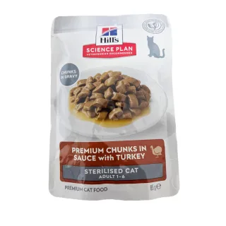 Hill's Feline Adult Sterilised Adult Plic, 85 grame