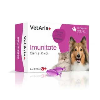 VetAria+ Imunitate, 30 capsule Twist-Off