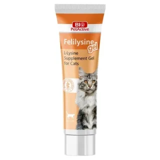 Bio PetActive L-Lysine Gel pentru pisici, 100 ml