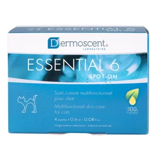 Dermoscent Essential 6 Spot-On Pisica, 4 pipete