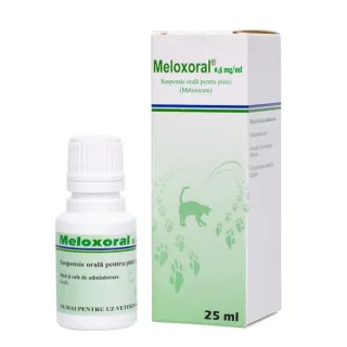 Meloxoral Solutie Orala Pisici, 0.5mg/ml, 25ml