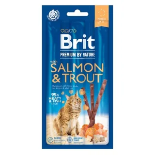 Brit Premium Sticks-uri Pisica Somon, 3 bucati