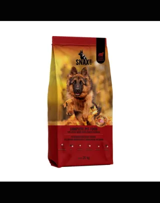 SNAX Daily cu șuncă 20 kg hrană completă pentru câini adulți