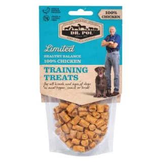 Recompense pentru caini Dr. Pol Training Treats cu pui 85 gr