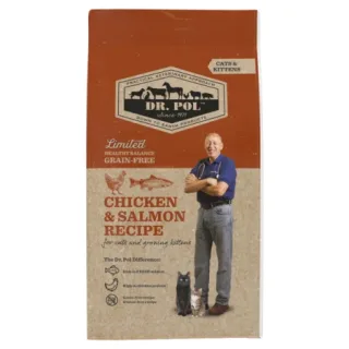 Hrana uscata pentru pisici Dr. Pol Kitten  Adult cu somon  pui 2 kg