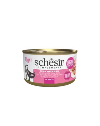 SCHESIR Ton cu șuncă în bulion 70 g